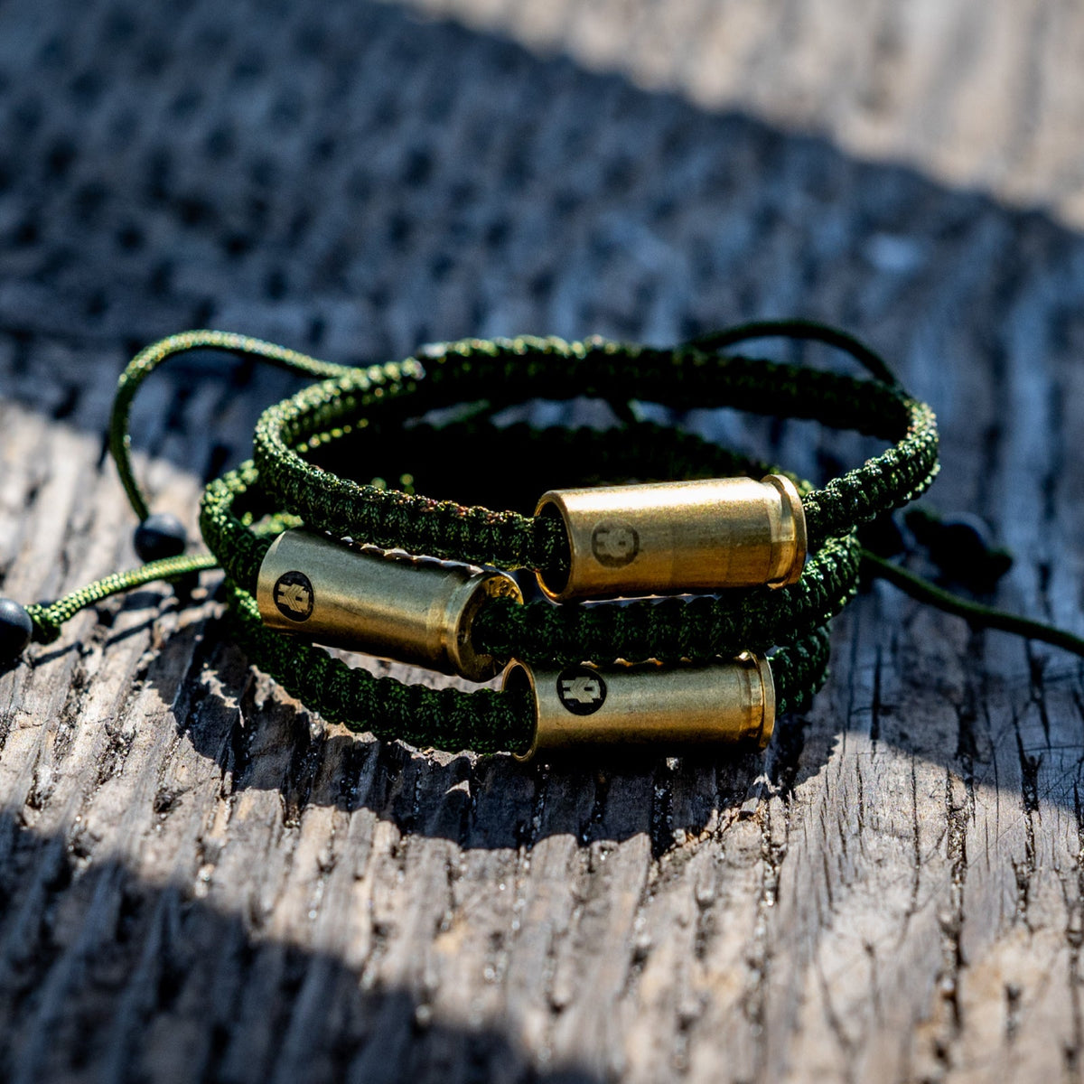 You Matter Two-Pack Buddy Check Bracelet Military Green