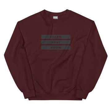 LEARN, HEAL, GROW SWEATSHIRT