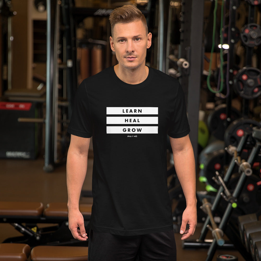 LEARN, HEAL, GROW T-SHIRT