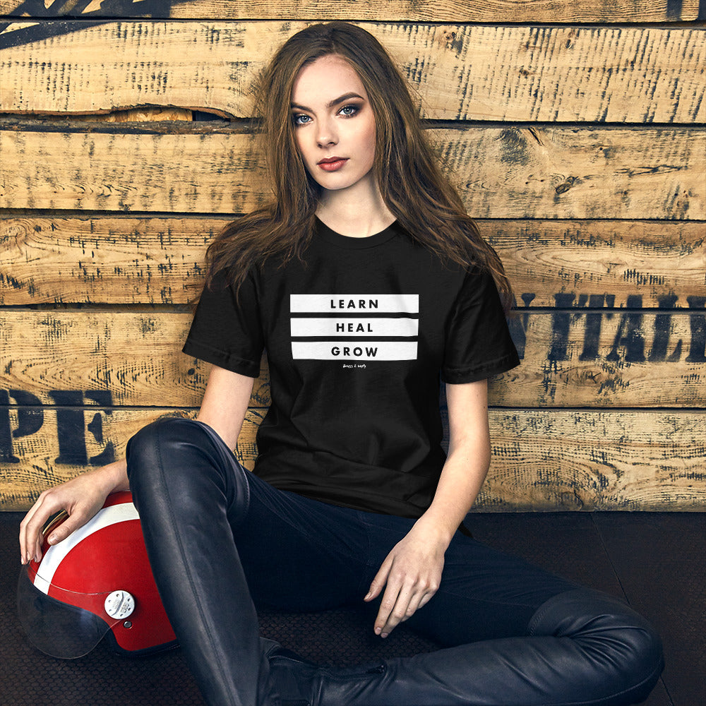 LEARN, HEAL, GROW T-SHIRT