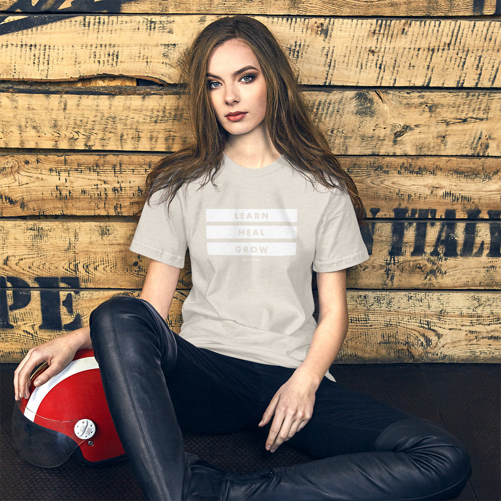 LEARN, HEAL, GROW T-SHIRT