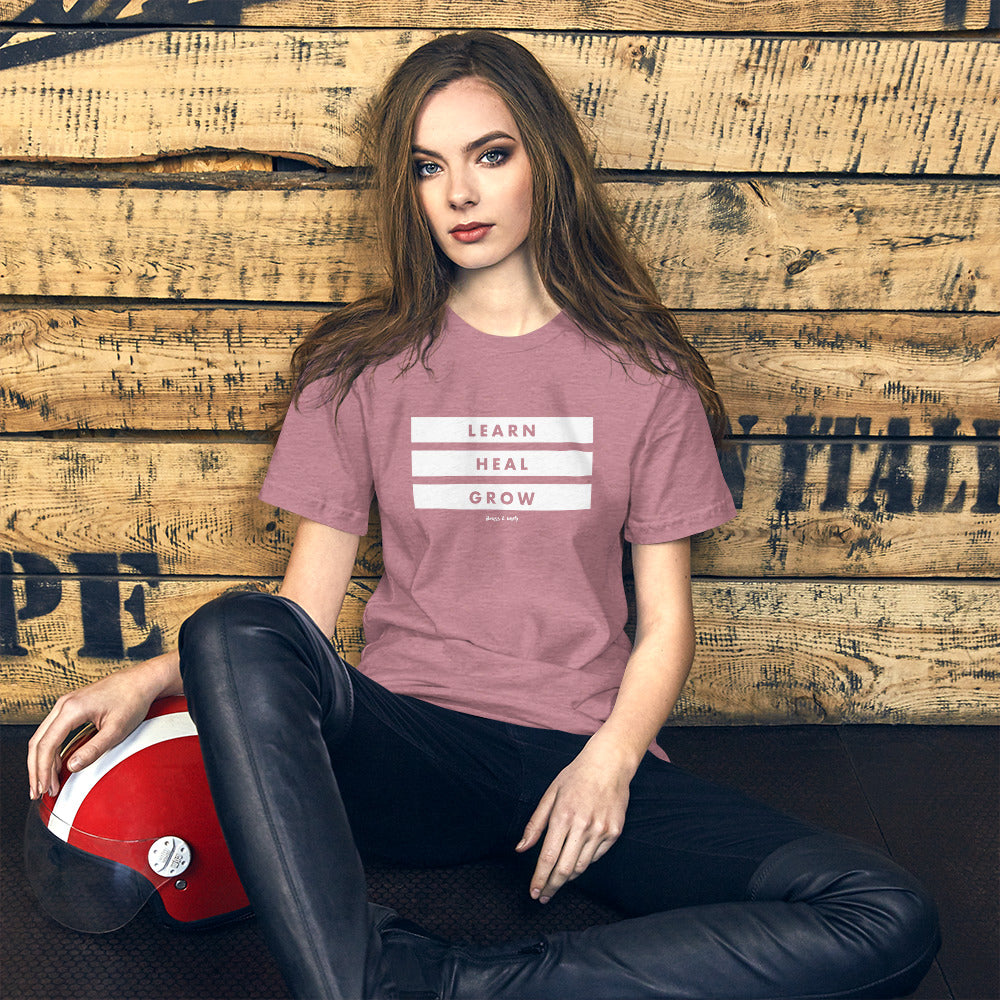 LEARN, HEAL, GROW T-SHIRT