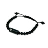 Mini Luxury Bracelet - Matte Black Onyx + Titanium