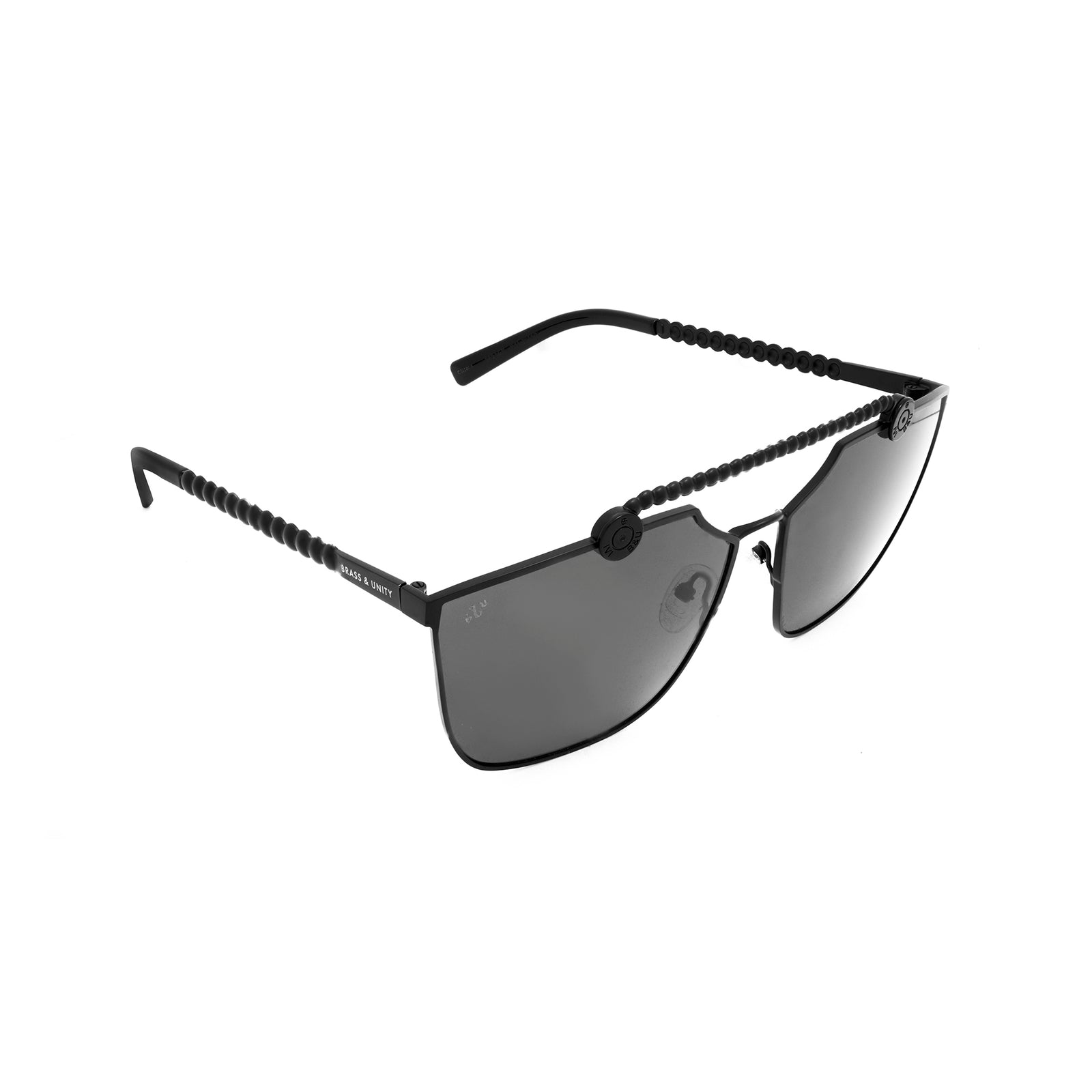 Shop Metal Breach Sunglass Frames Brass Unity Classic Eyewear