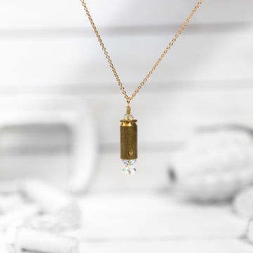 Mini Brass Shine Brighter Necklace