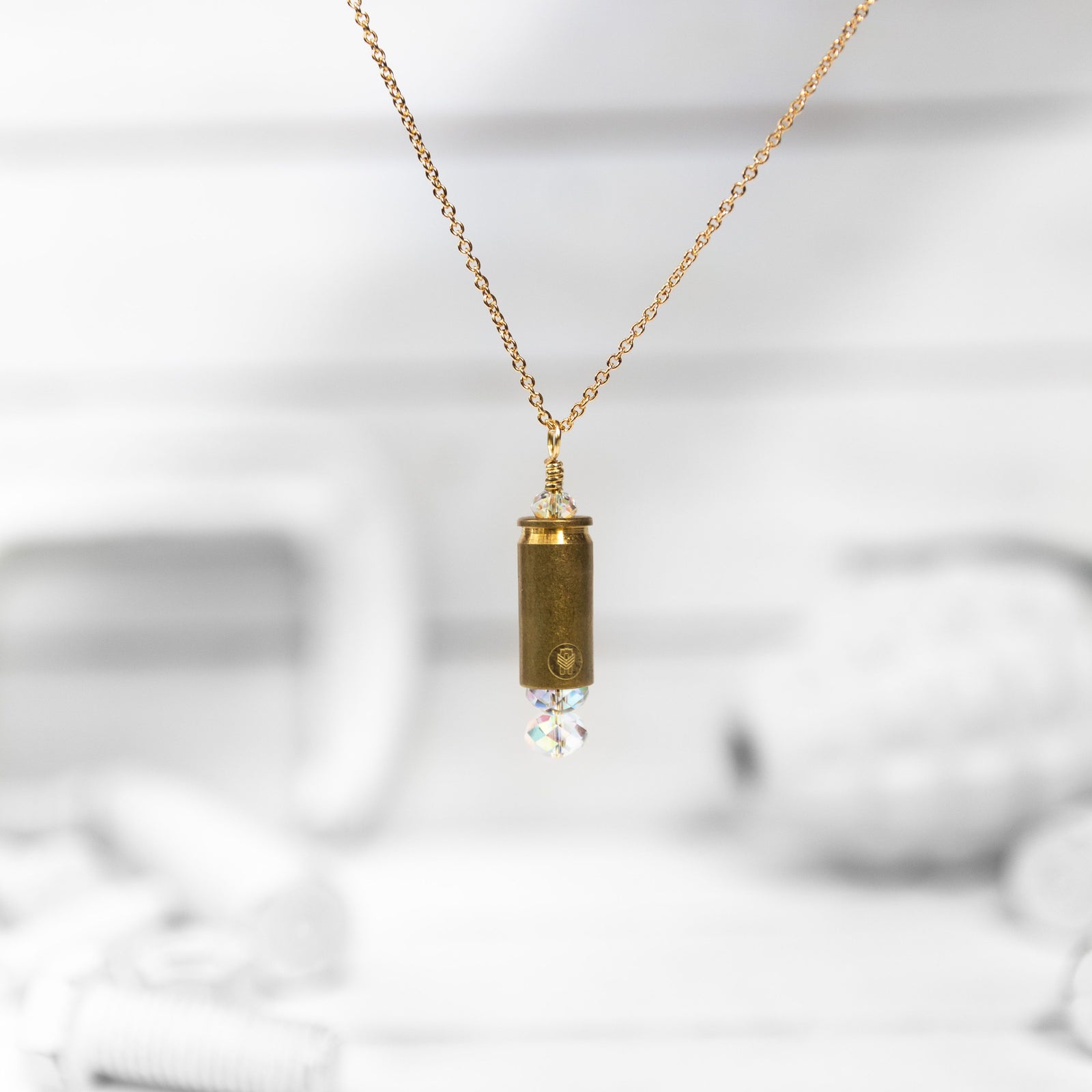 Mini Brass Shine Brighter Necklace