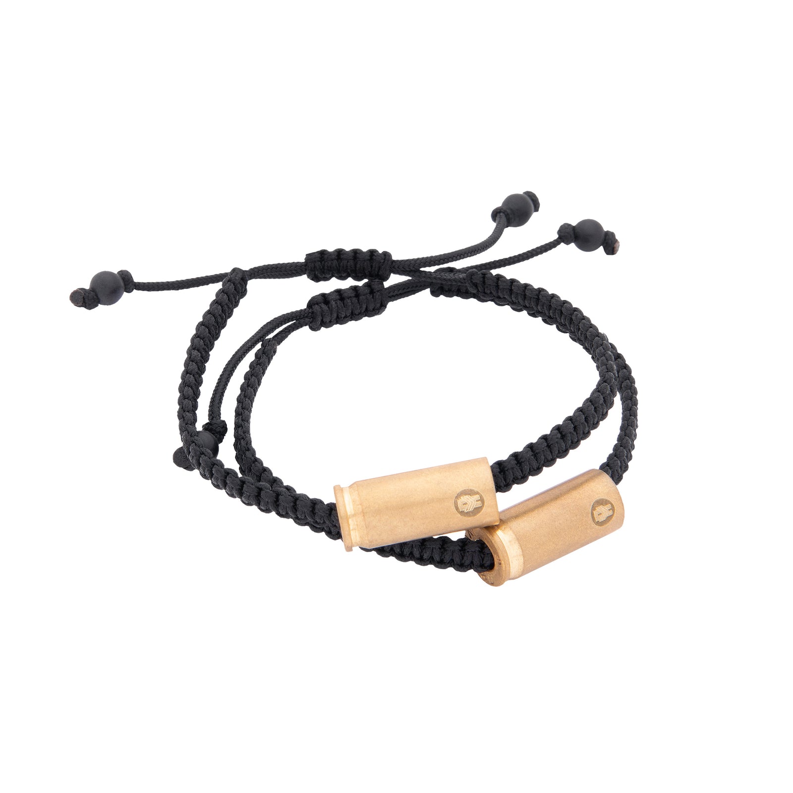 Adjustable Rope Bracelet - Brass & Unity