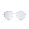 Silver Gunner Sunglasses Front View Round Lens