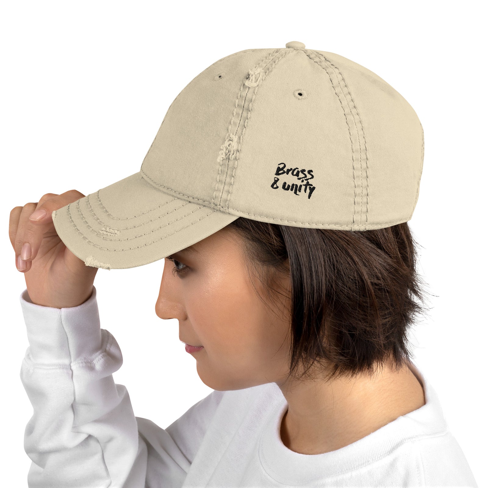 B&U DISTRESSED DAD HAT