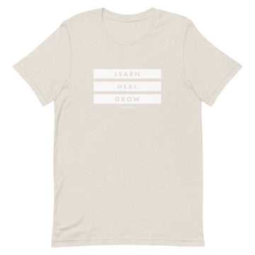 LEARN, HEAL, GROW T-SHIRT