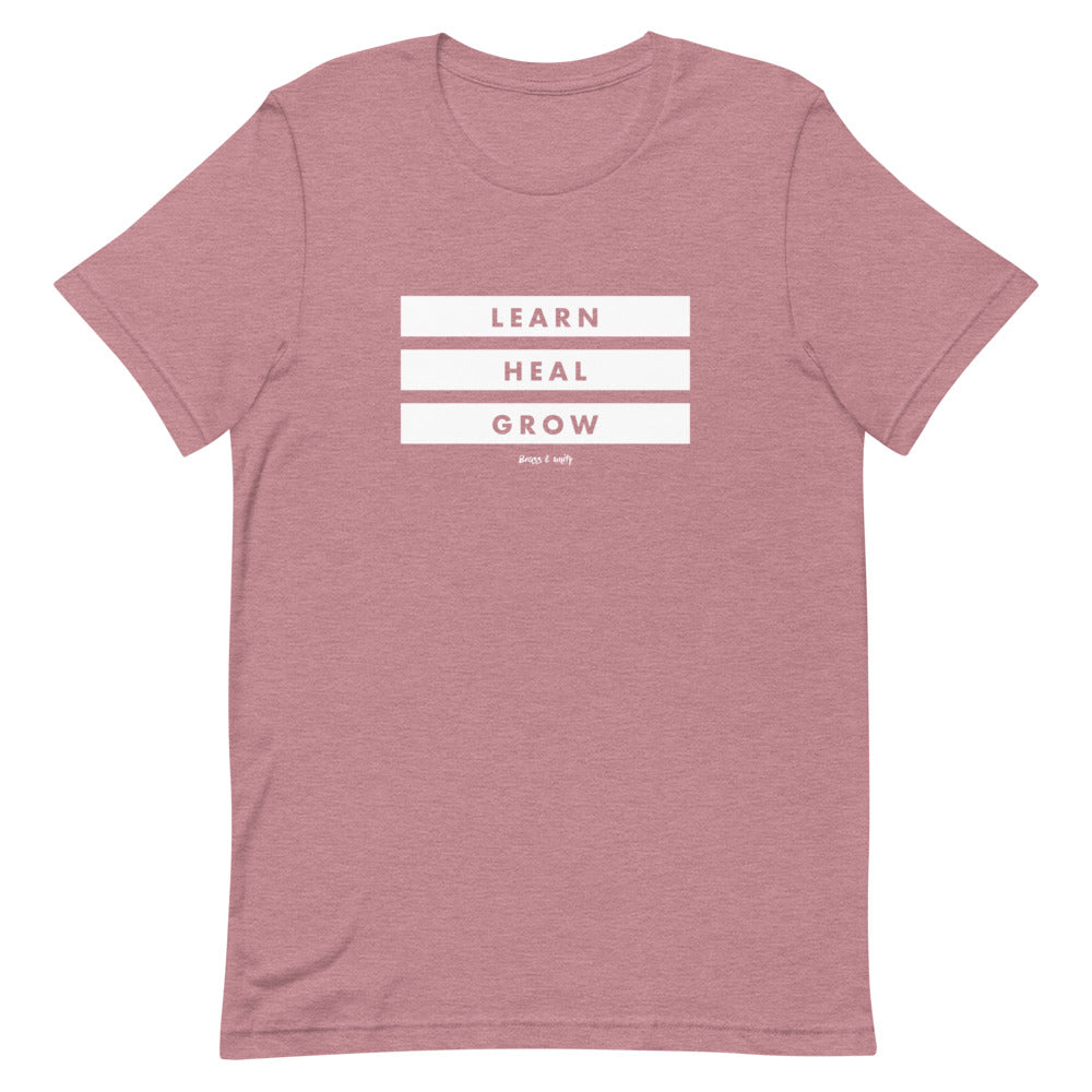 LEARN, HEAL, GROW T-SHIRT